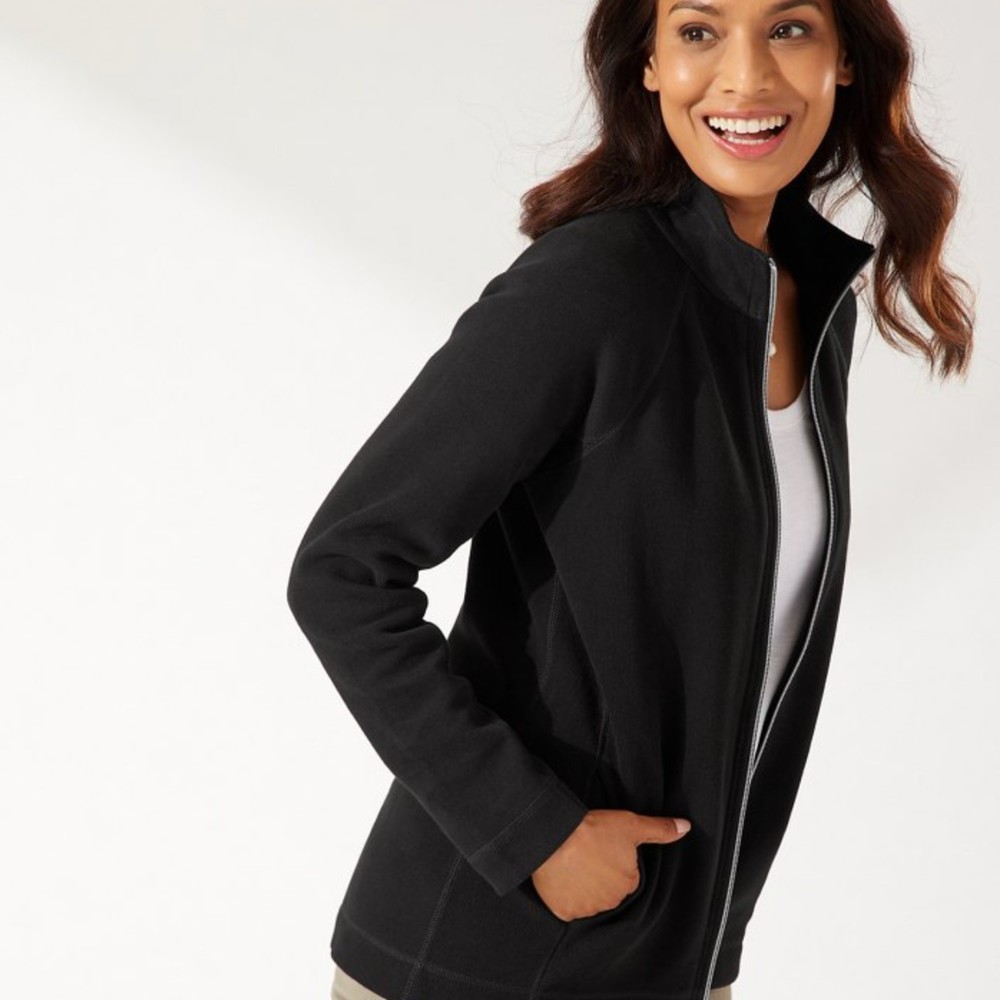 Tommy Bahama Aruba Black Zip Sweatshirt